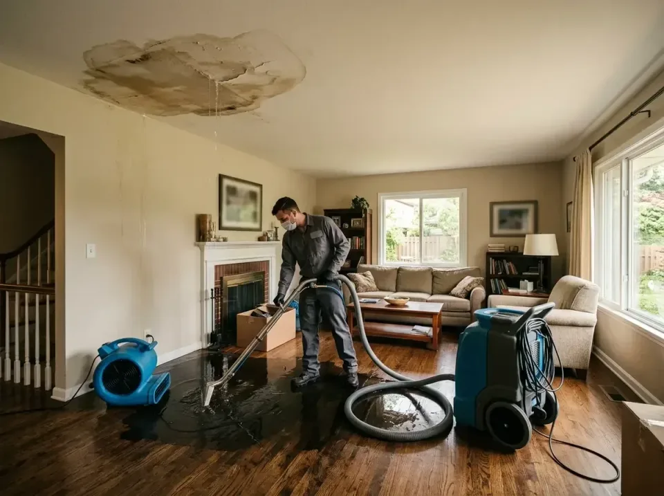 attic-pipe-burst-ceiling-drip-008 — frequently asked questions, Water Damage Restoration & Carpet Care in Austin, AR